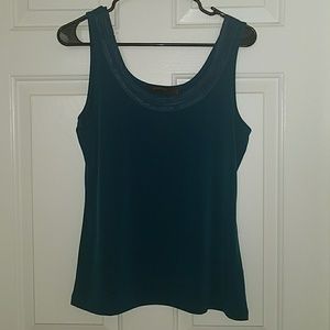 Dark teal/green tank top